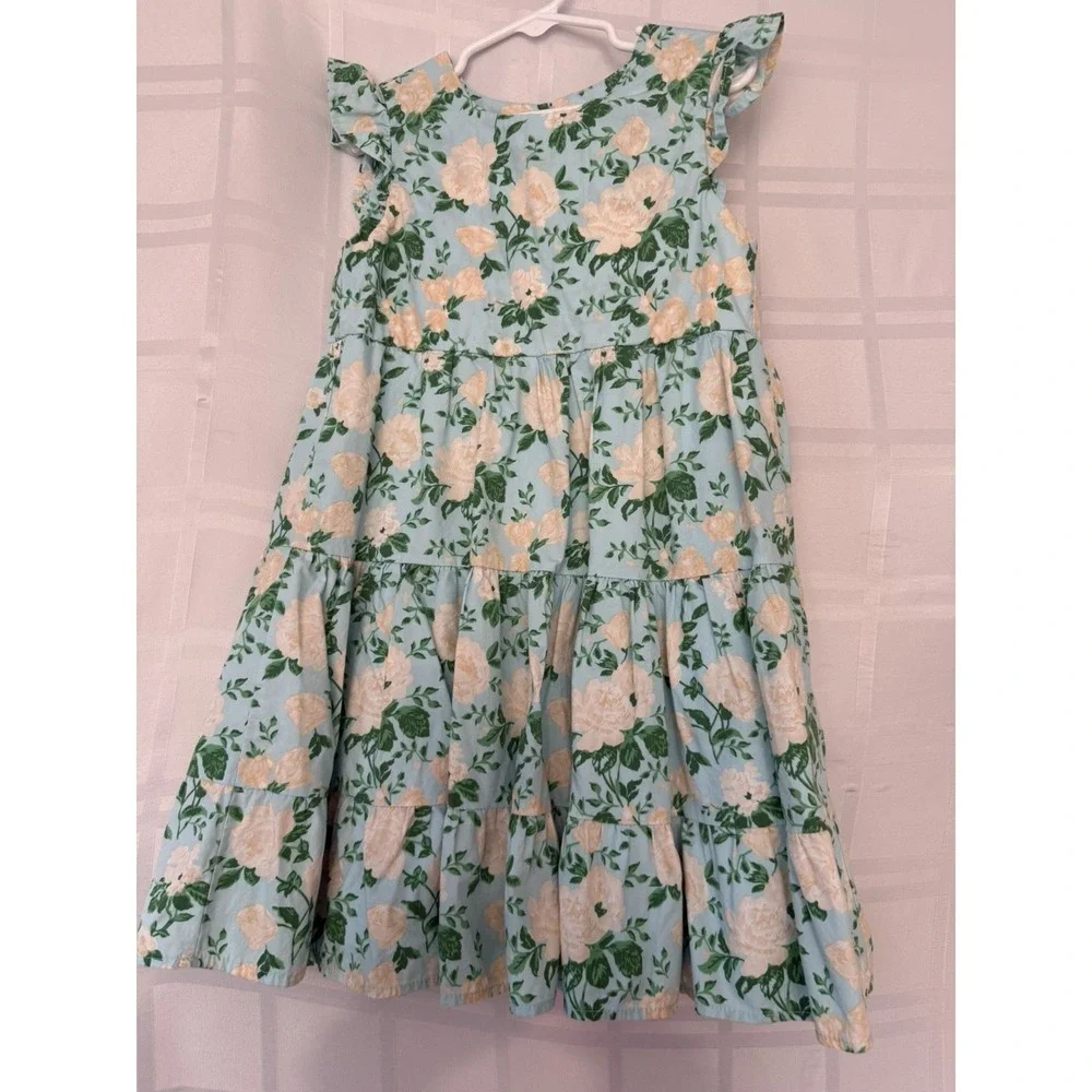 Blueberi boulevard Cottage-Core A-Line Girl's Size 6X Long Dress